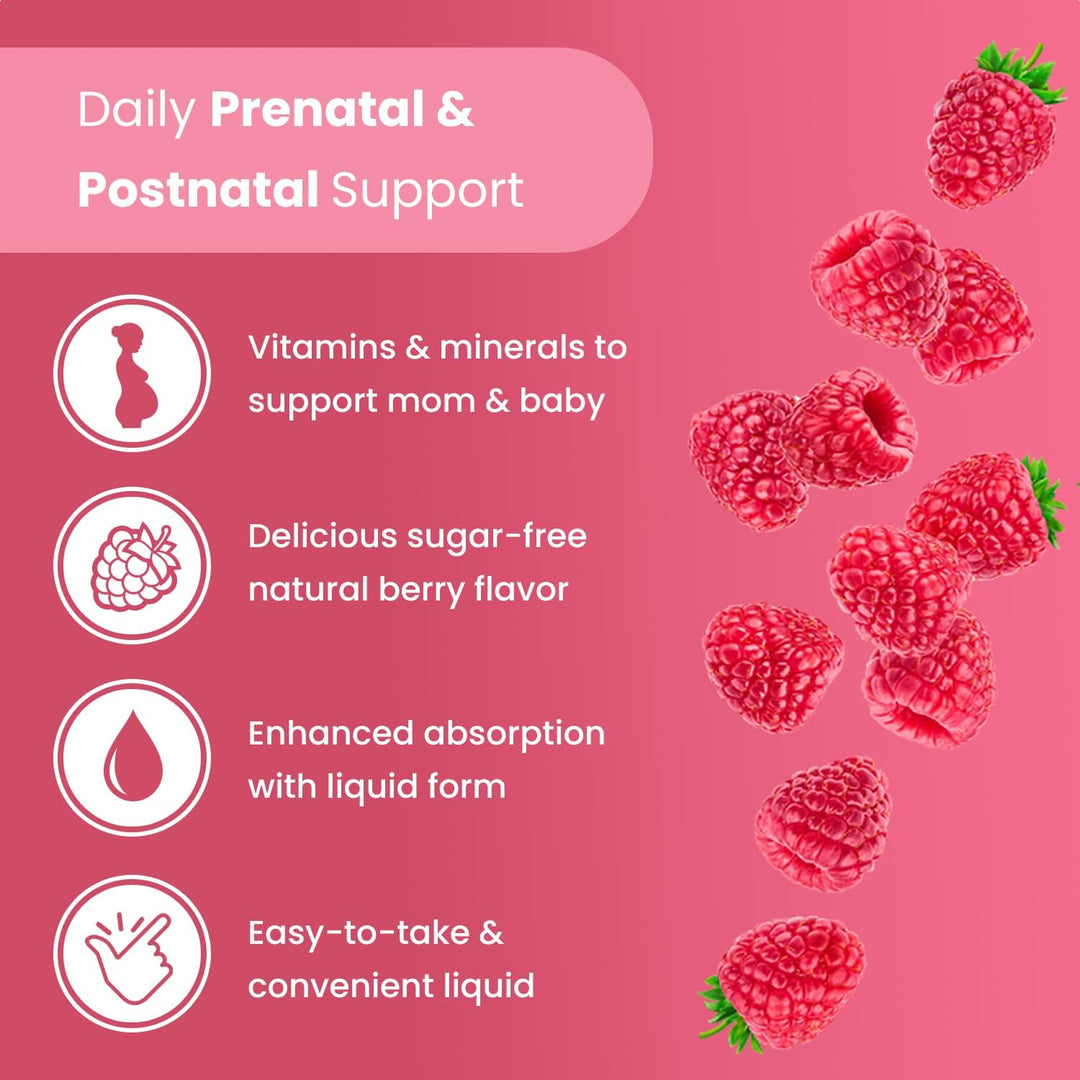 Mother's Promise Multivitamínico prenatal y posnatal para mujer...