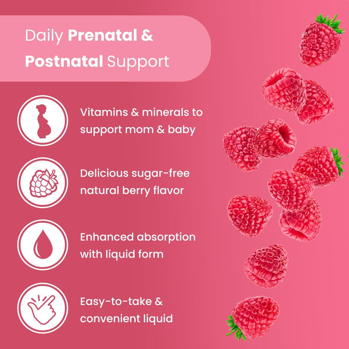 Mother's Promise Multivitamínico prenatal y posnatal para mujer...