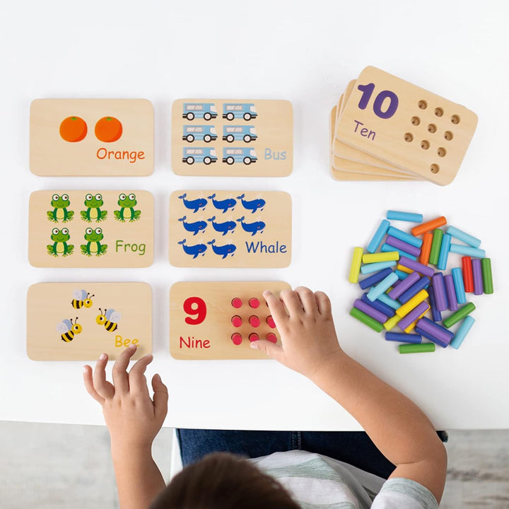TOOKYLAND Tabla de Clavos Juguetes para Niños Pequeños, Juguetes de...