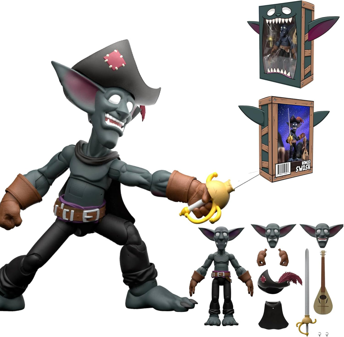 Plunderlong Nomad Swash Figura de acción