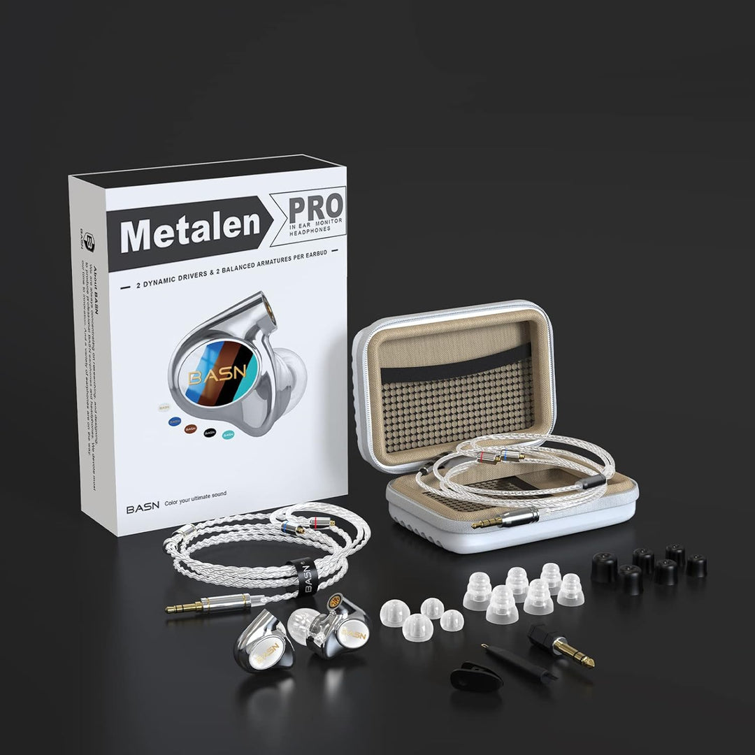 BASN Metalen PRO 4 controladores intrauditivos auriculares para mús...
