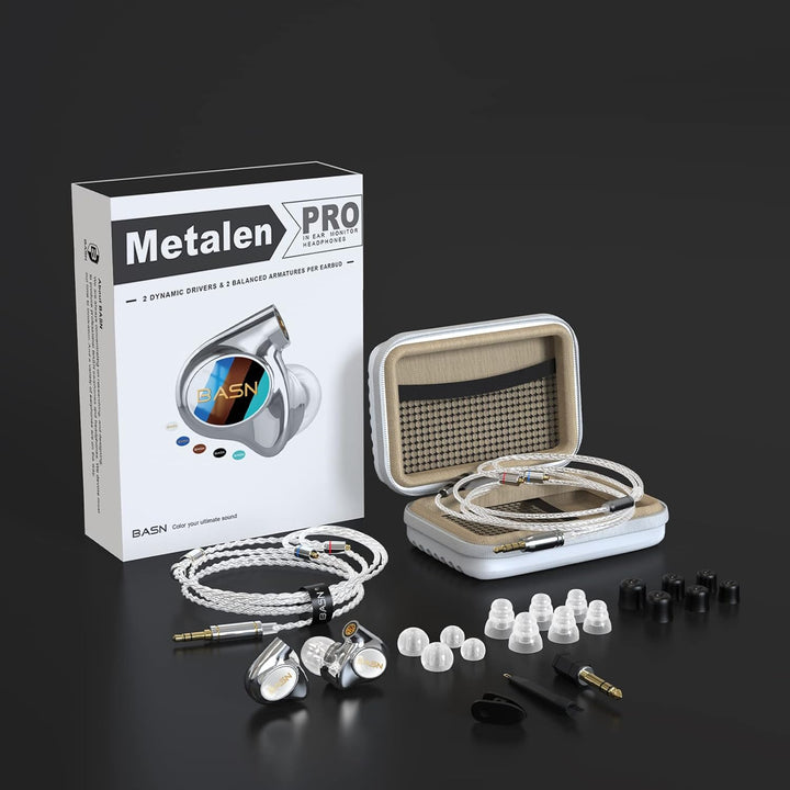 BASN Metalen PRO 4 controladores intrauditivos auriculares para mús...