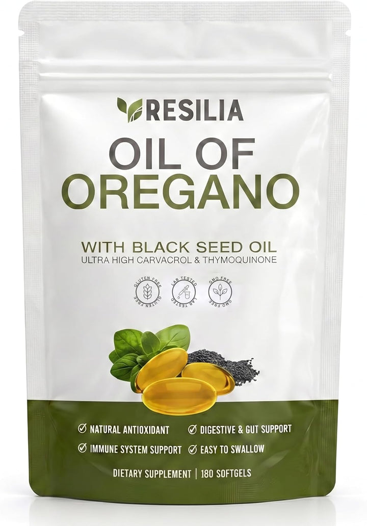 Cápsulas blandas Resilia con aceite de semilla negra de 6000 mg \u2...