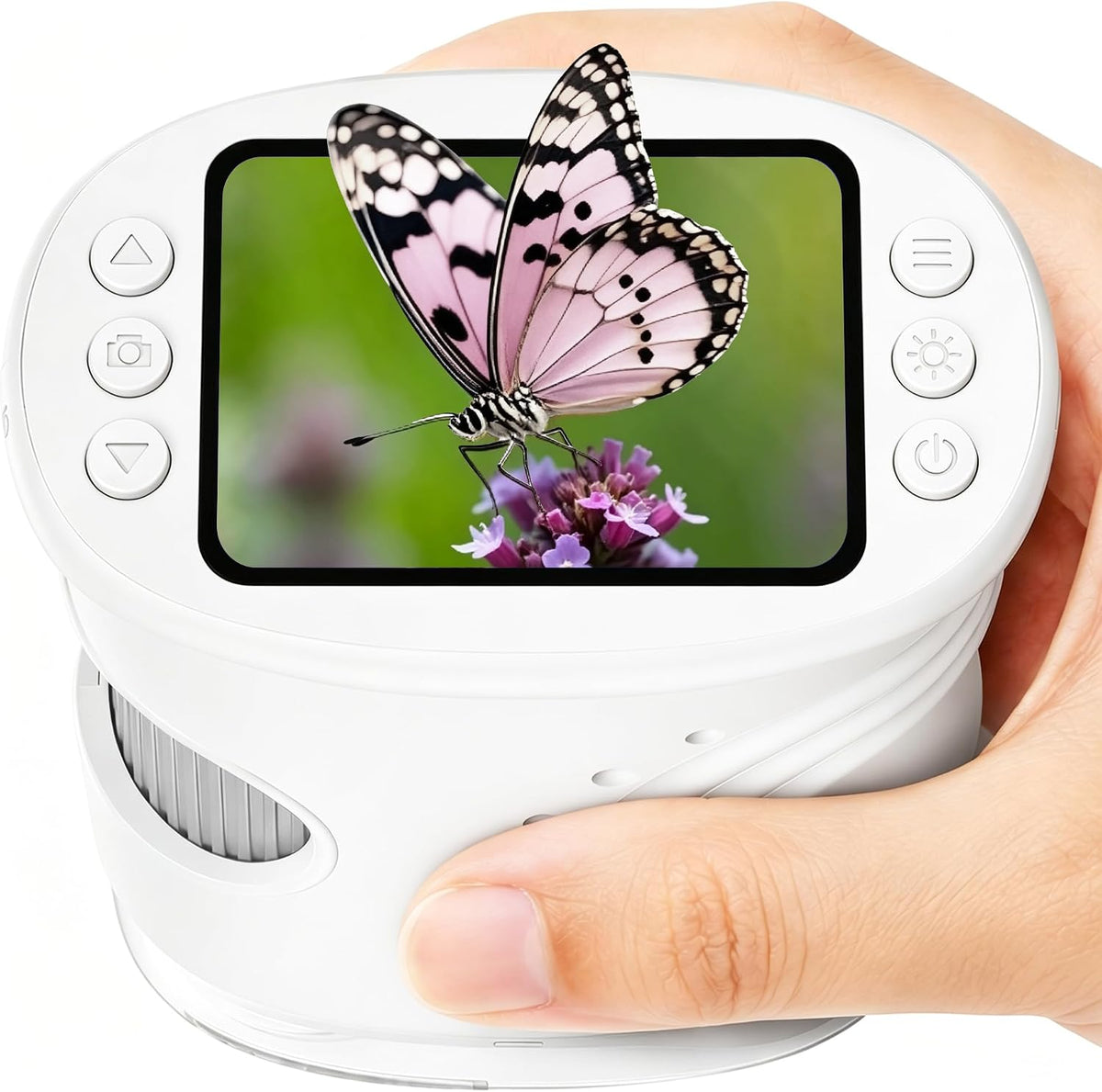 Microscopio digital portátil 4K 1000X para niños con pantalla IPS de 2.0