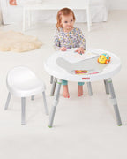 Skip Hop Sillas de actividades para niños pequeños, juego de 2, metal, color blanco
