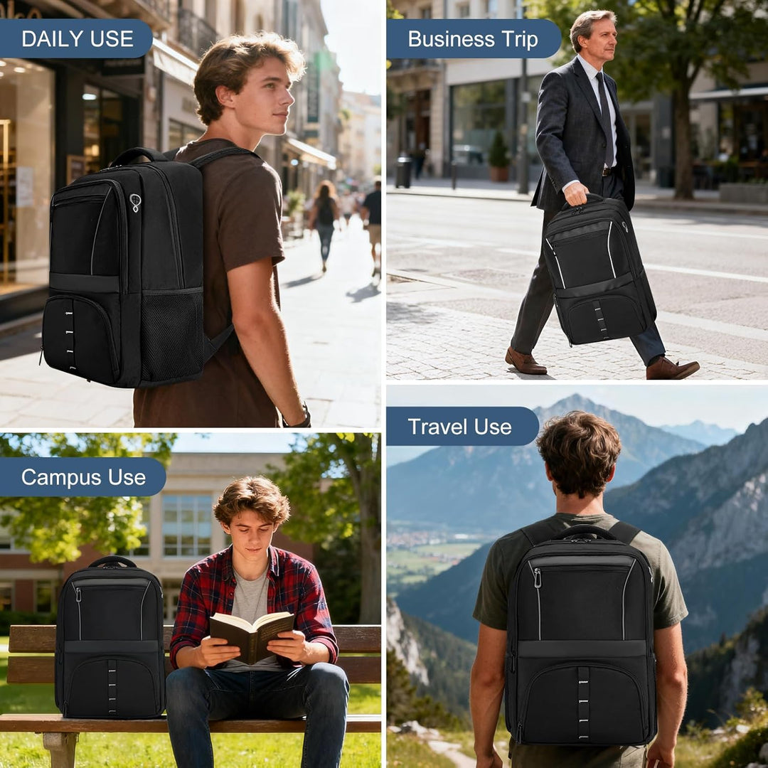 Mochila ligera para laptop, se adapta a mochila delgada de 17.3 pul...