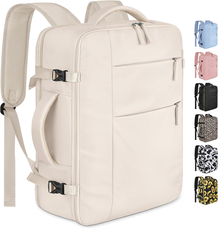 Capolo Mochila de viaje para mujeres y hombres, mochila impermeable...