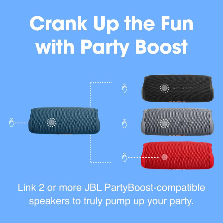 JBL Flip 6 - Altavoz Bluetooth portátil, sonido potente y graves pr...