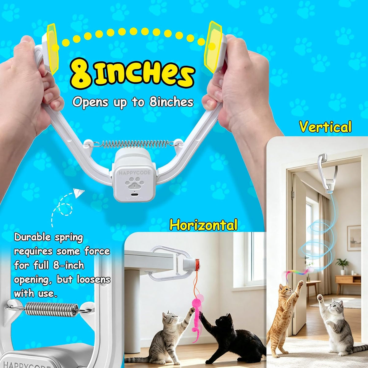 Teaser eléctrico para gatos, juguete automático para gatos de interior