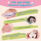 Moropaky Juguete de Latidos del Corazón para Cachorro, Juguete de Peluche para Cachorro para Ayuda en la Calma del Perro, Juguete de Latidos del Corazón para Cachorro para Alivio de la Ansiedad de