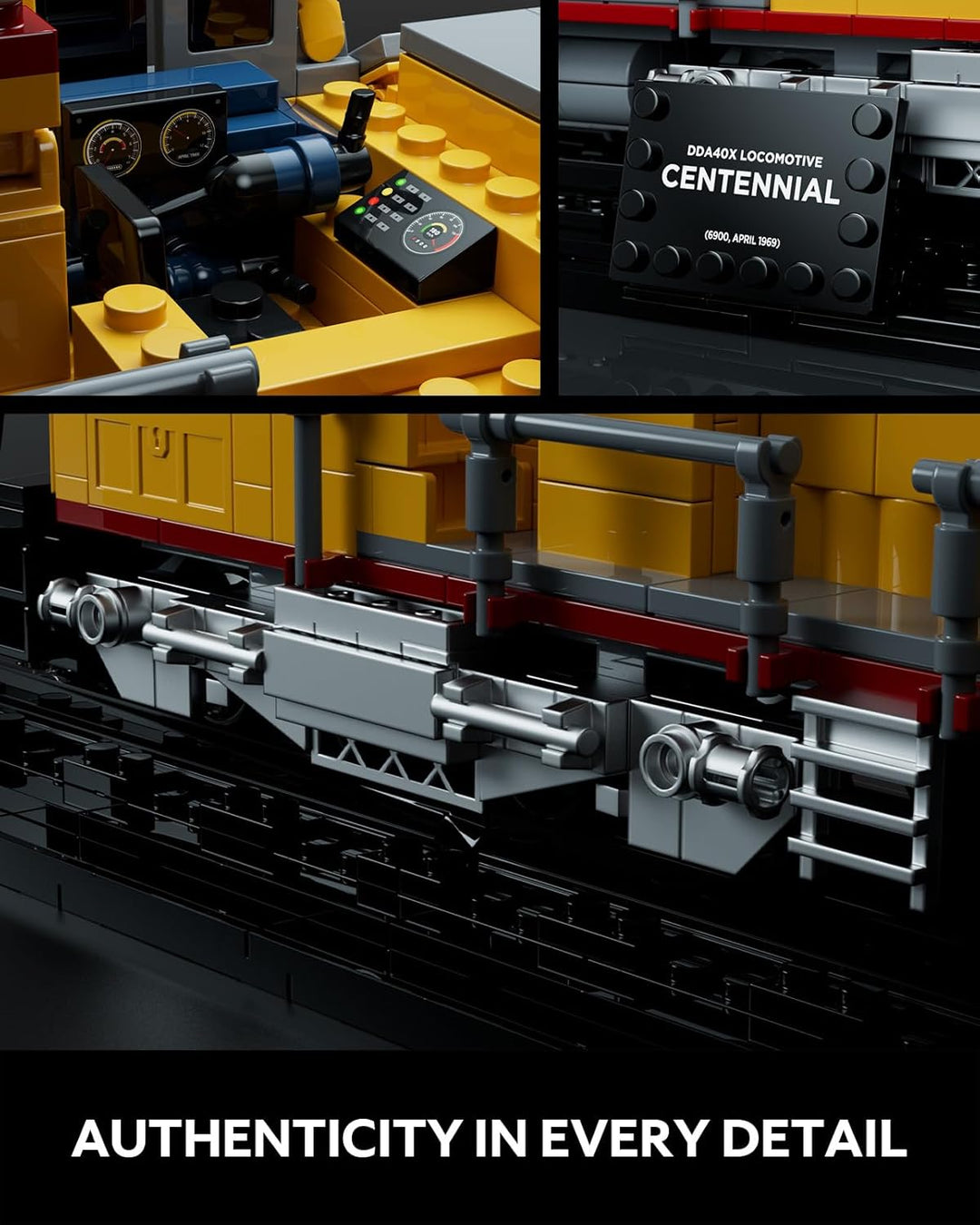Nifeliz DDA40X Juego de construcción de locomotora con