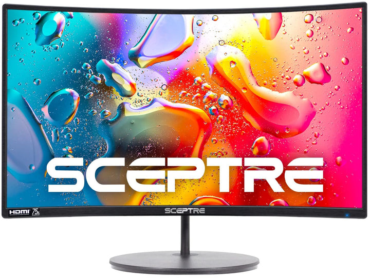 Sceptre - Monitor LED curvo FHD de 27 pulgadas, 75 Hz (C275W-1920RN...