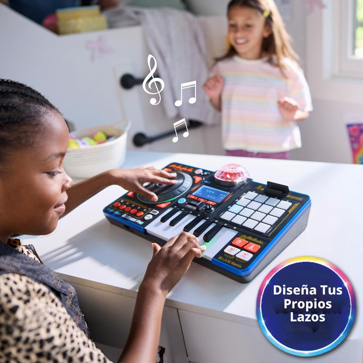 VTech Kidi Star DJ Mixer Pro, negro