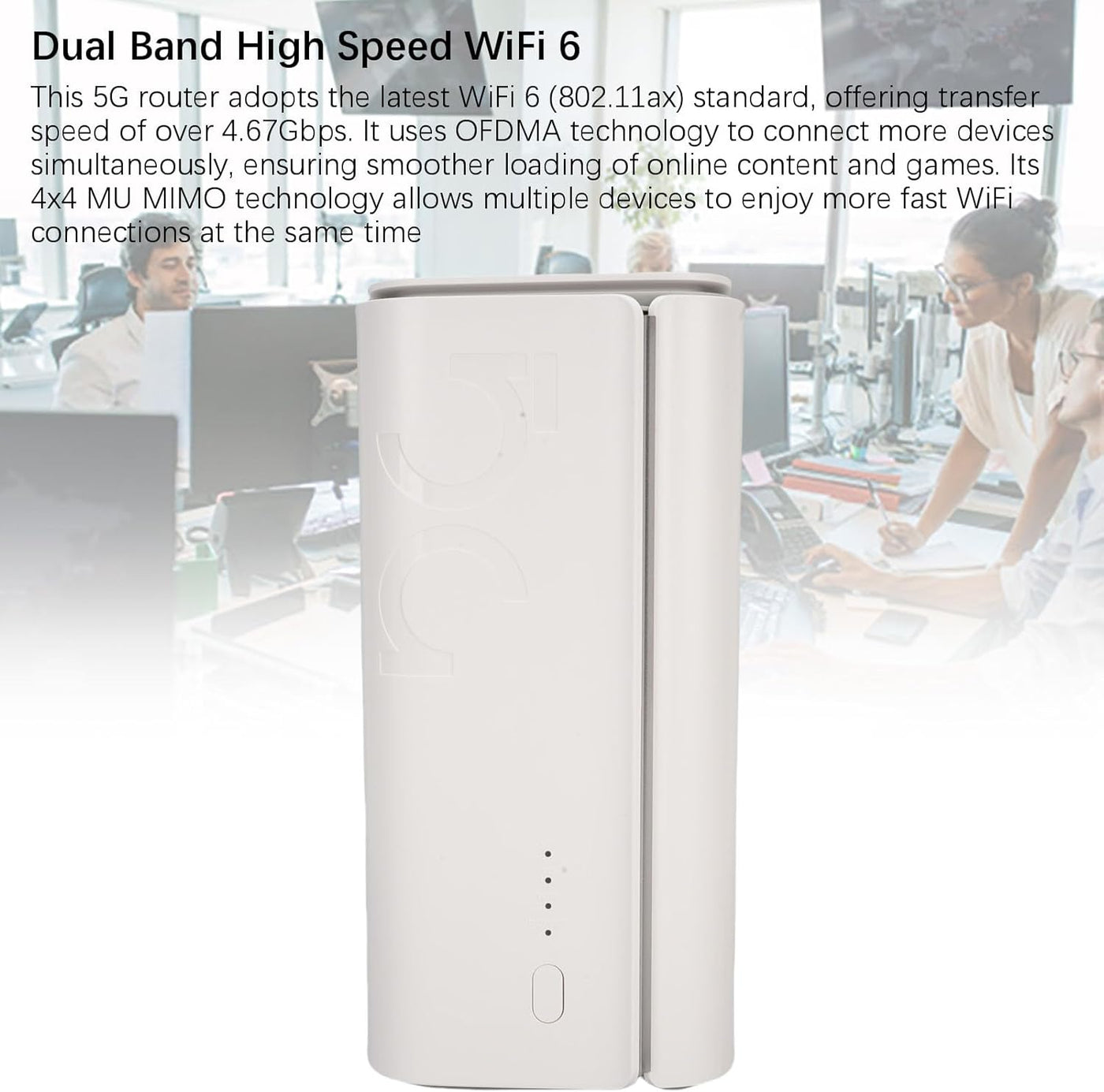 Router 5G CPE con ranura para tarjeta SIM, 4.67Gbps de alta velocid...