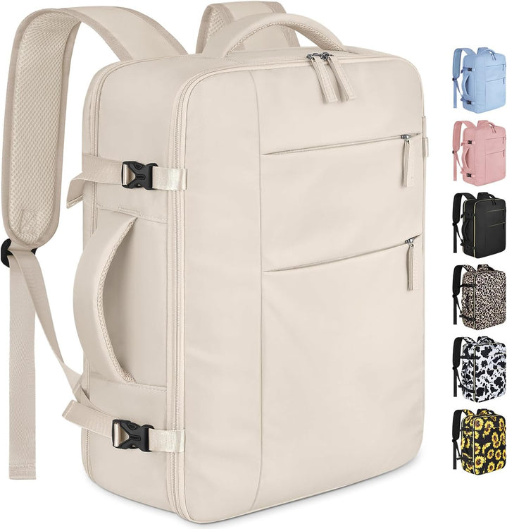 Mochila de viaje Capolo para mujeres y hombres, mochila impermeable...