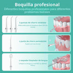 OasiSmile Flosser de agua inalámbrico L5, presión ajustable de bricolaje