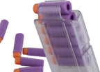 WORKER Gen3 Stefan - Dardos cortos, 200 dardos de longitud media para modificar eléctrico y Phoenix Blaster/Nightingale Blaster morado naranja