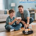 STEM - Kit de robótica para niños a partir de 6 años, robot de codificación de control remoto/aplicación 5 en 1, juguetes de construcción de ingeniería educativa con programación, proyectos científicos, gran regalo para niños y adolescentes