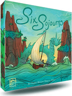 Six Sojourns | Juego de mesa para familiares y amigos | Estrategia ligera |
