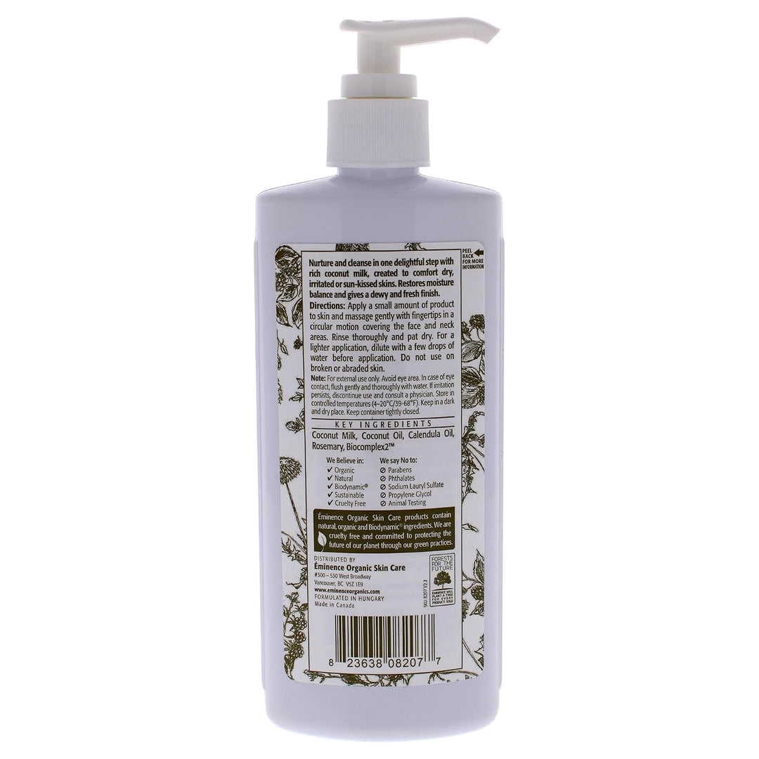 Eminence Limpiador de leche de coco unisex - Limpiador de 8.4 oz