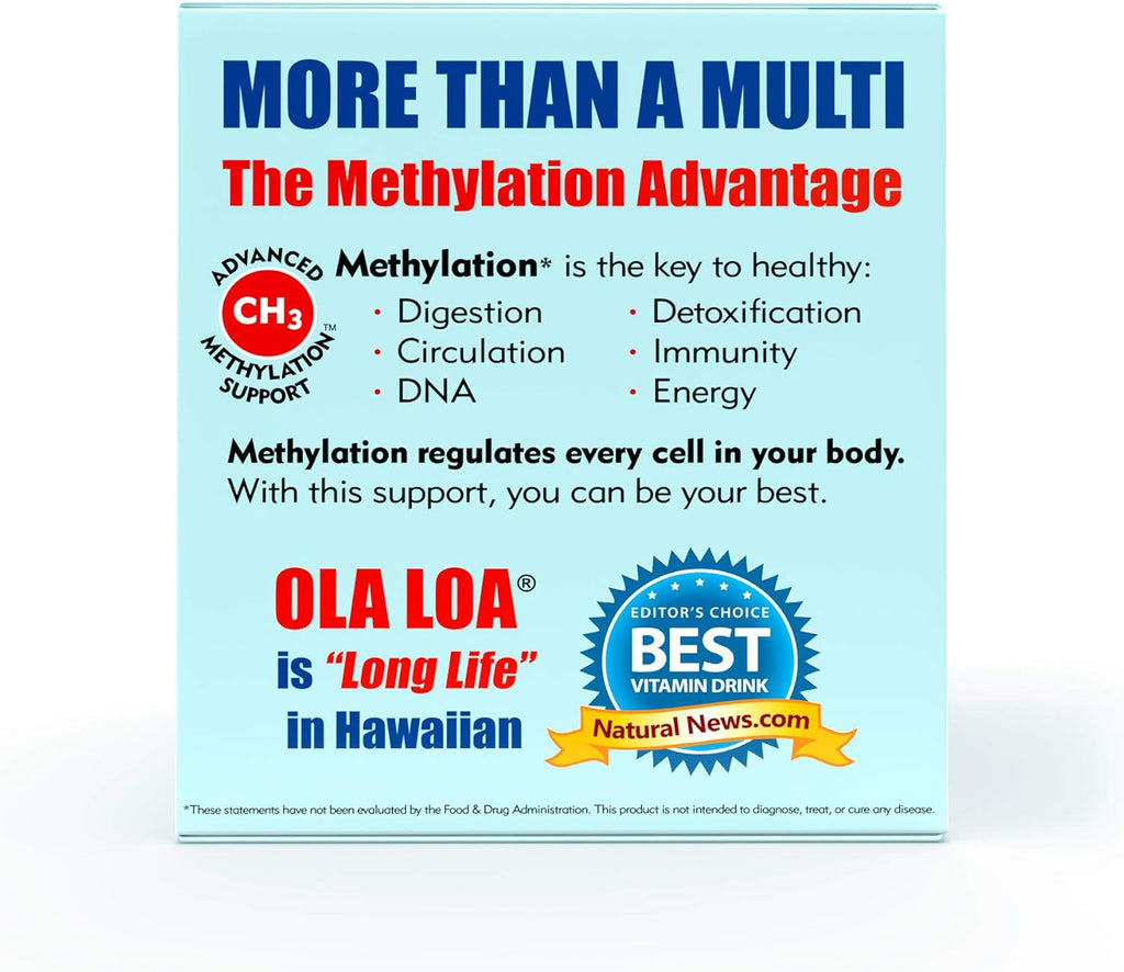 Ola Loa Energy Tropical - Mezcla de bebida multivitamínica