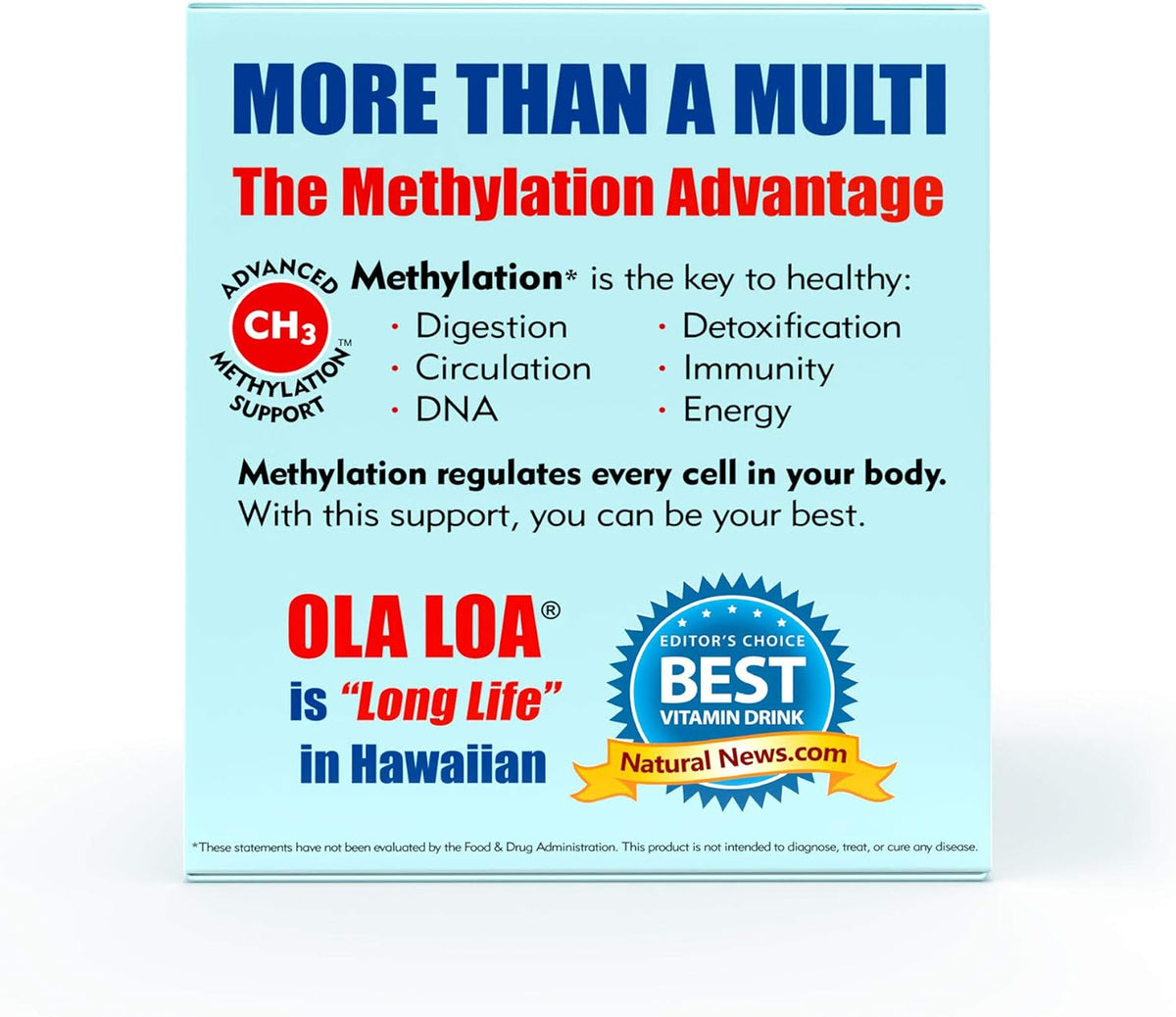 Ola Loa Energy Tropical - Mezcla de bebida multivitamínica