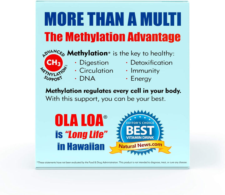 Ola Loa Energy Tropical - Mezcla de bebida multivitamínica, polvo d...