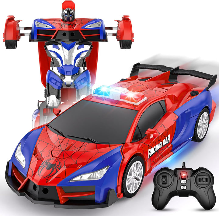 Febyhim - Auto a control remoto, juguetes de transformación con un...