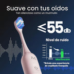 Cepillo de dientes eléctrico para adultos, batería de 180 días, Rosa
