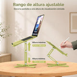 OMOTON Soporte elevador giratorio de 360° para computadora portátil...
