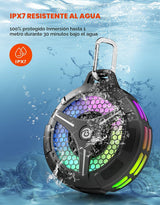 Altavoz de ducha Bluetooth impermeable, ventosa, pequeños altavoces...