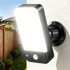 Luz exterior con sensor de movimiento de batería recargable