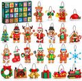 INSOON Calendario de Adviento 2026 Juego de adornos navideños de pan de