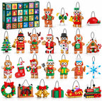 INSOON Calendario de Adviento 2026 Juego de adornos navideños de pan de