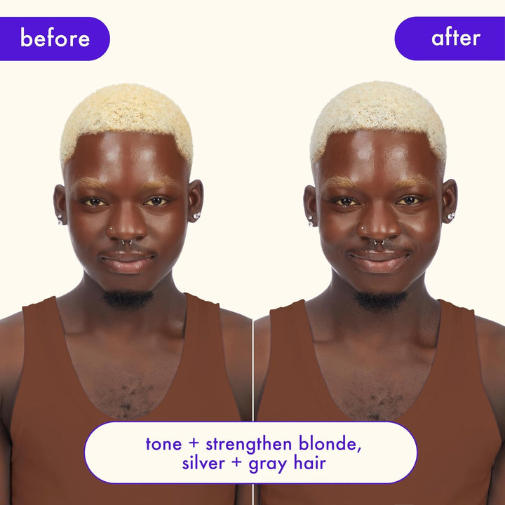amika bust your brass cool blonde strength repair shampoo
