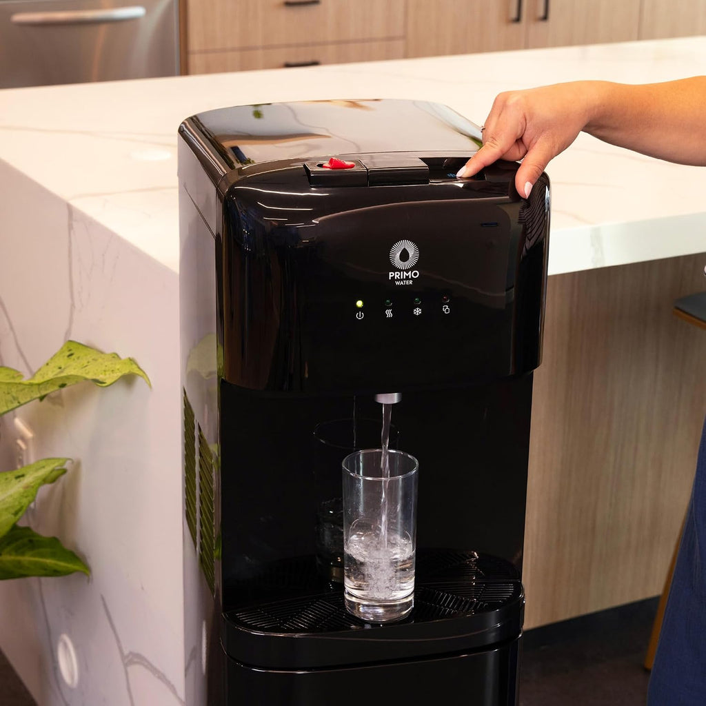 Dispenser de agua Primo para botella de 5 galones - Enfriador de agua caliente y fría de carga lateral