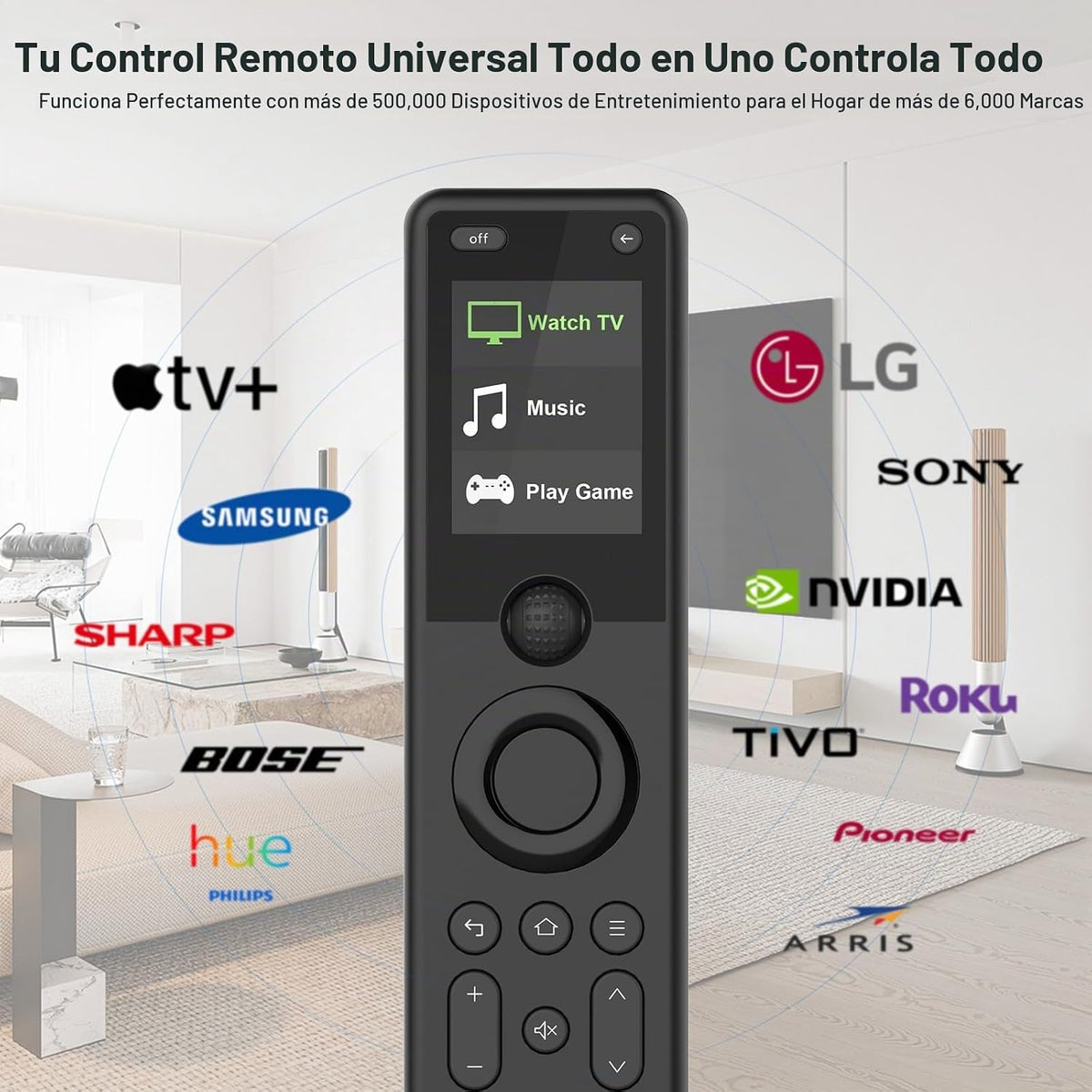 Mando a distancia universal SofaBaton X1S todo en uno con concentrador