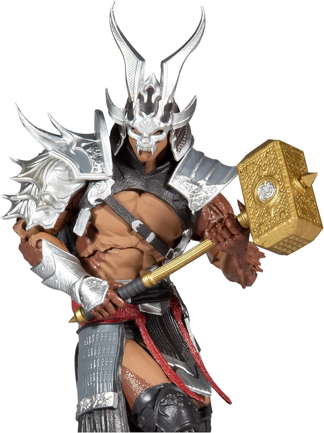 McFarlane Toys Mortal Kombat Shao Kahn (Platinum Kahn) Figura de ac...