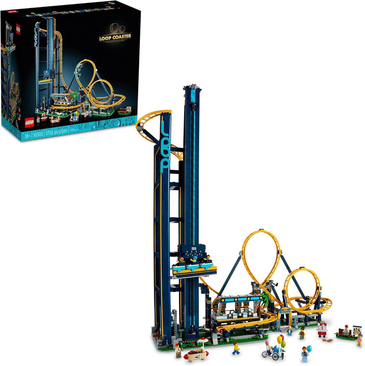 LEGO Icons Loop - Juego de posavasos 10303 kit de