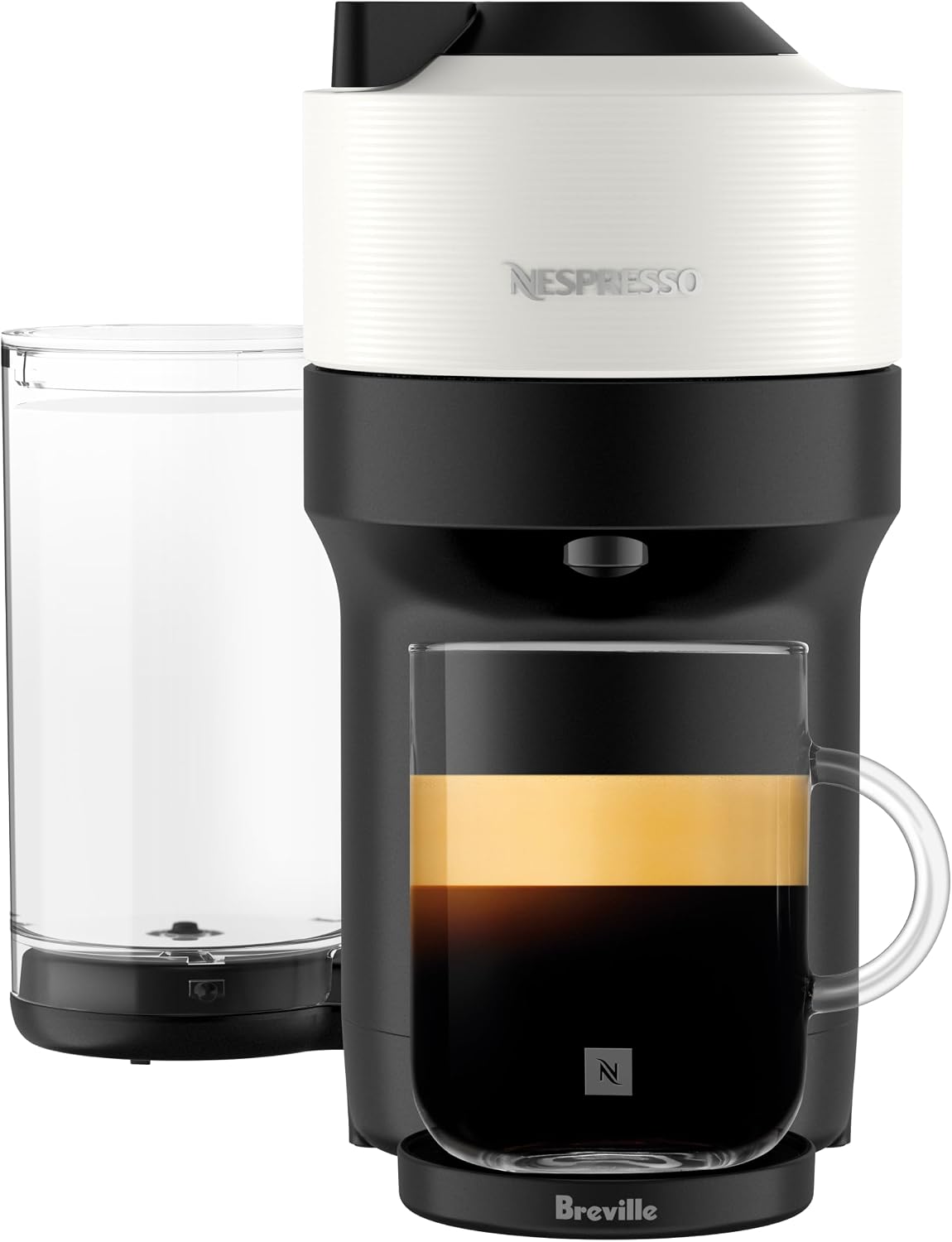 Nespresso Vertuo Pop+ Cafetera y máquina de espresso de Breville, Blanco Coco