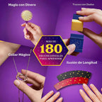 JOVA Klever Kits 180+ Magic Set - My First Magic Trick Kit- Increíble juguete de mago con lecciones de video paso a paso, para niños mayores de 6 años, trucos fáciles de varita y tarjetas de ilusión