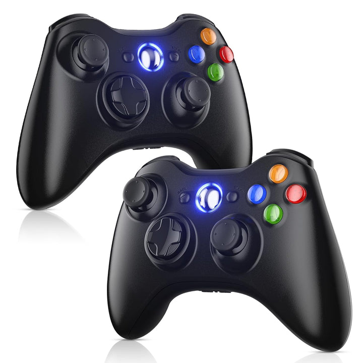 Gamrombo 2 Pack Replacement for Xbox 360 Controller, Wireless Contr...