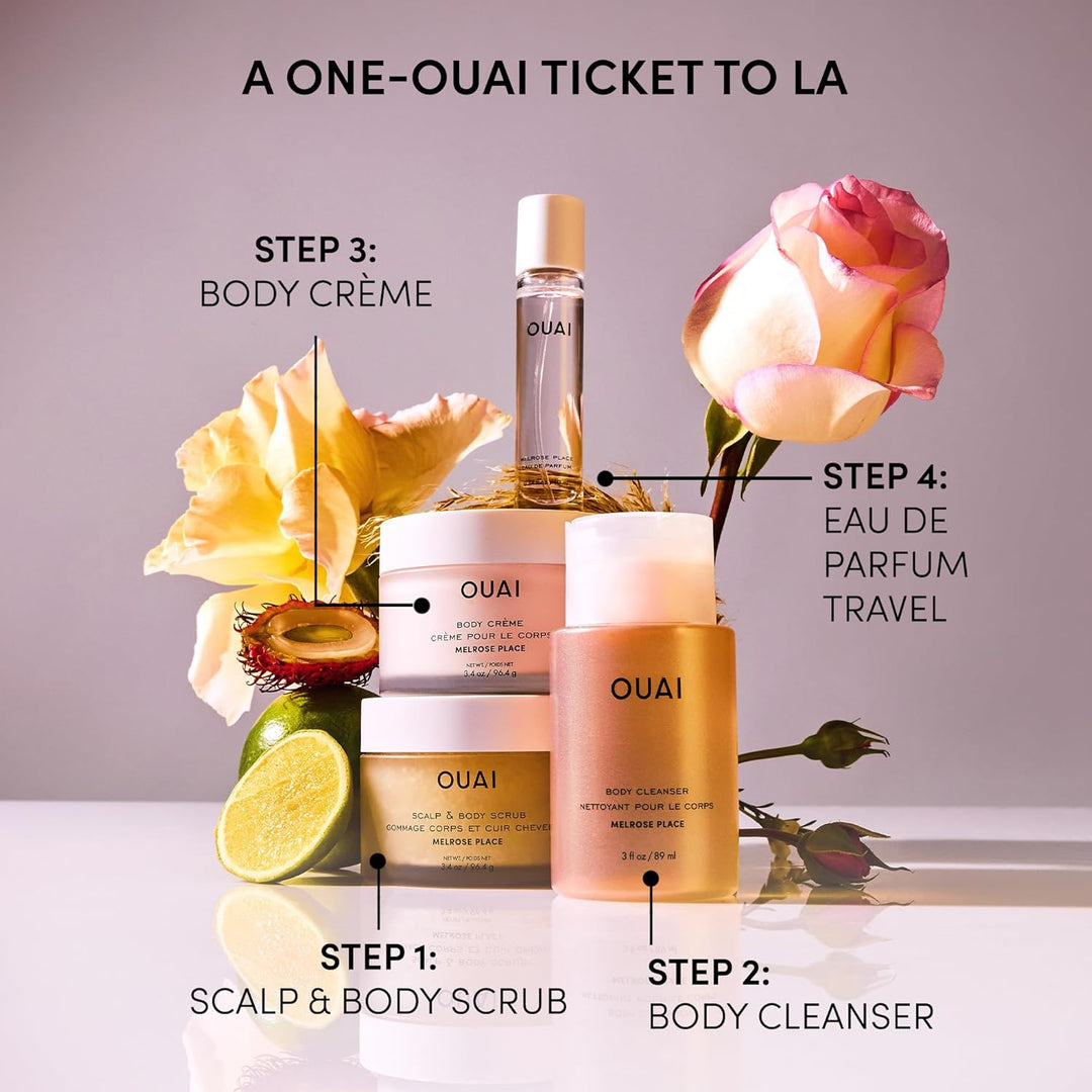 OUAI Melrose Place - Exfoliante corporal y cuero cabelludo tamaño d...
