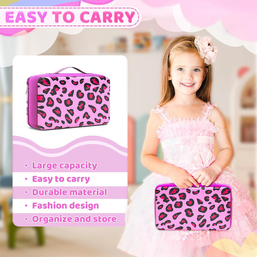 LININYHAO Funda de transporte compatible con muñecas Barbie de 12 p...