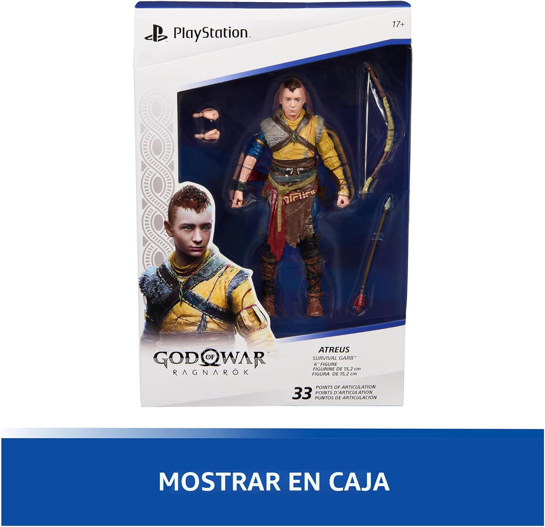 PlayStation God of War Ragnarok, Figura de acción de Atreus de 6 pu...