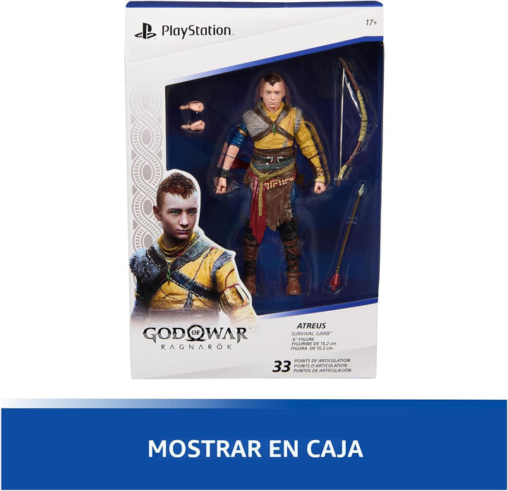 PlayStation God of War Ragnarok, Figura de acción de Atreus de 6 pu...