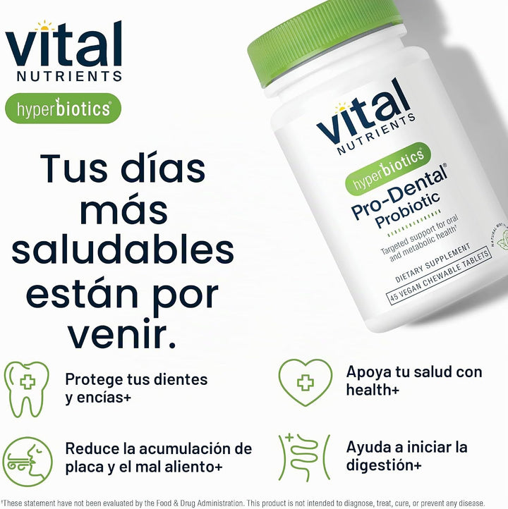 Hyperbiotics Vital Nutrients Pro Dental Probiotic | Probióticos clí...
