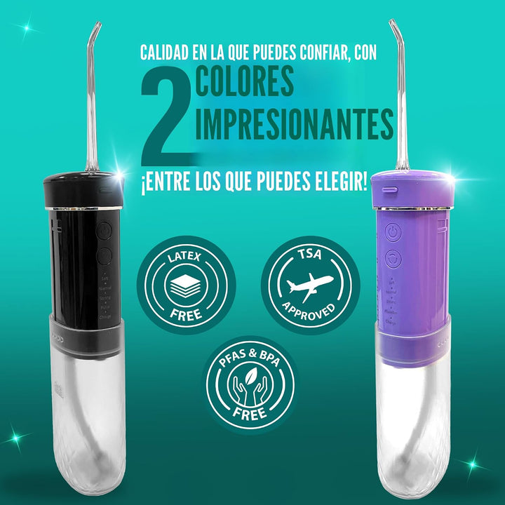 GuruNanda Mini irrigador de agua de viaje \u2013 Irrigador oral ina...