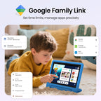 ApoloSignage 2025 Tablet Android 15 para niños, pantalla HD de 10 pulgadas, Azul