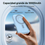 JUOVI Banco de energía magnético, cargador portátil de 10000 mAh, b...